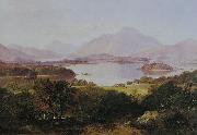 Horatio Mcculloch A View of Loch Lomond oil painting artist